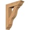 Ekena Millwork Funston Traditional Smooth Bracket w/ Offset Brace, Western Red Cedar, 7 1/2"W x 28"D x 36"H BKT0806X28X36FST01SWR - alternate 1